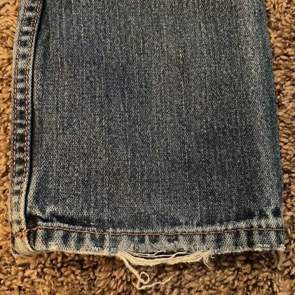 Levis’s 549 Relaxed Fit Boys Denim Jeans Distressed Size 2 - Picture 9 of 12